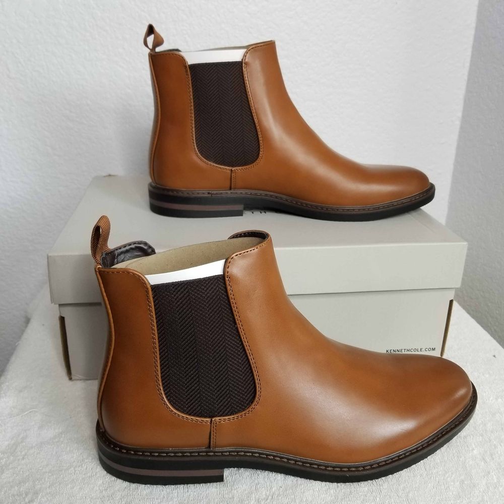 Kenneth Cole Reaction Ely Chelsea Boots Sz 10 Mens New